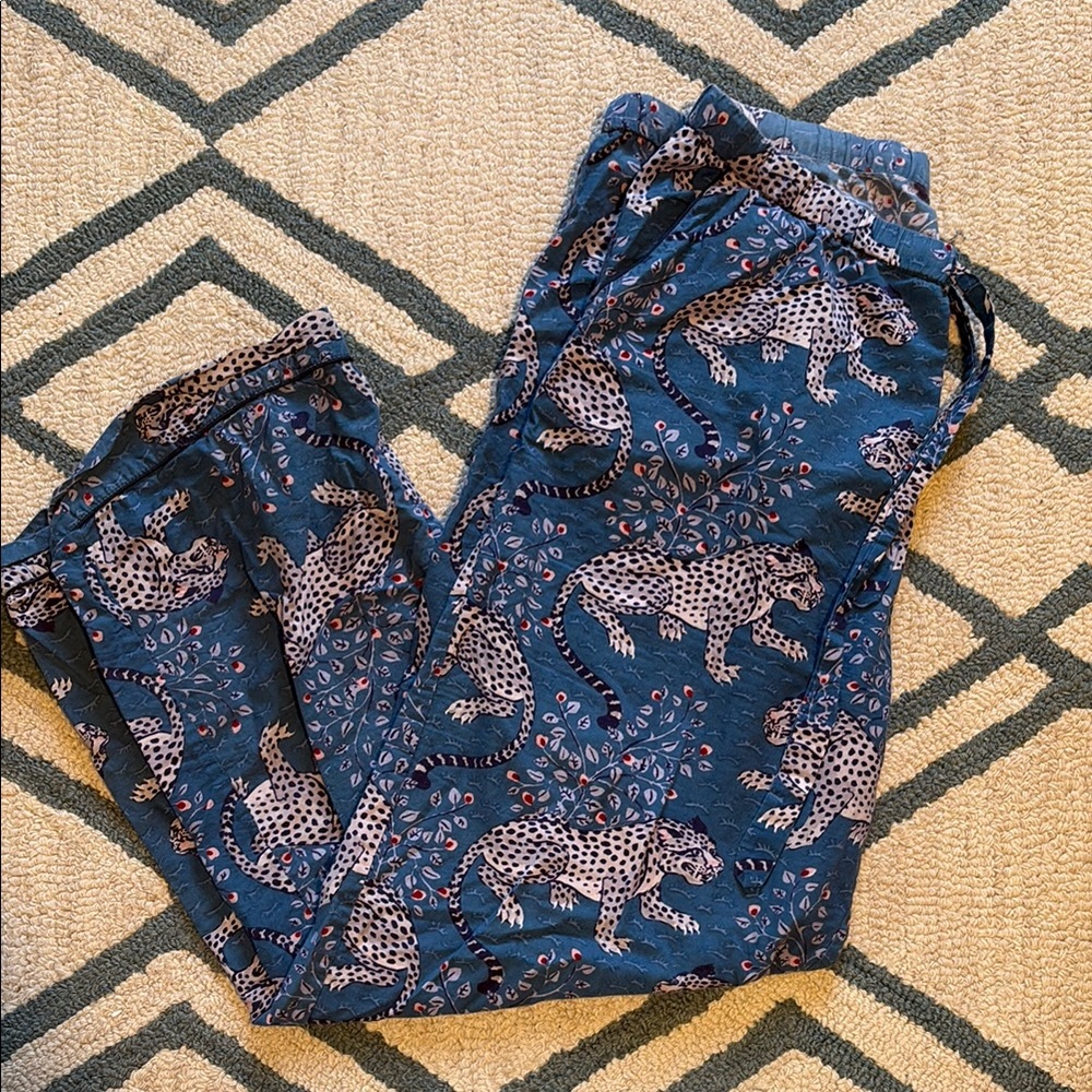 Three piece Blue Leopard Printfresh PJs - Picture 3 of 6